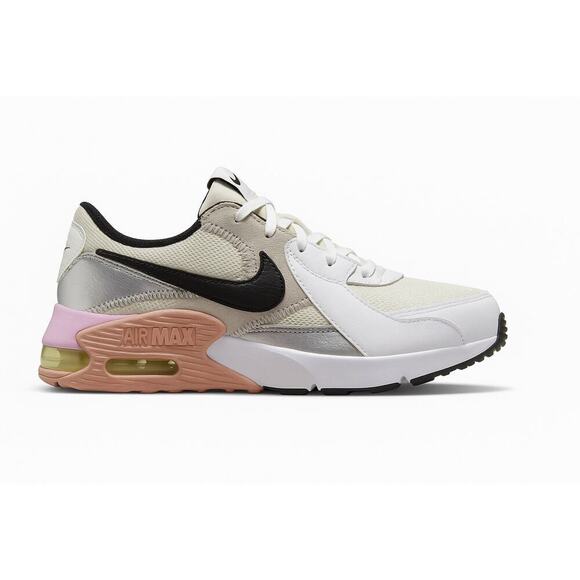 Nike Shoes - Nike Air Max Excee Women’s Size 9 White Black Pink Metallic Silver Running Shoes